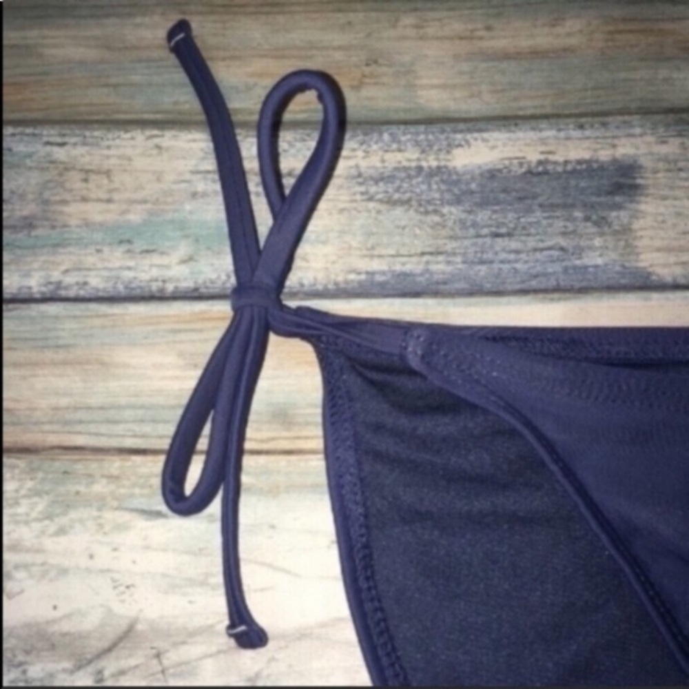 Xhilaration Blue Hipster Cut Bikini Bottoms - Picture 3 of 5
